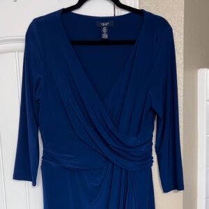 Royal Blue Chaps Dress